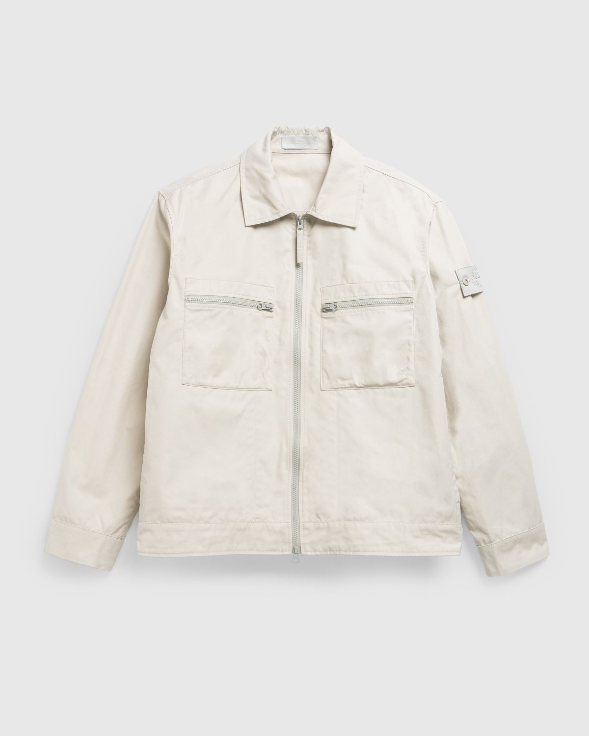 Stone island beige ghost clearance overshirt